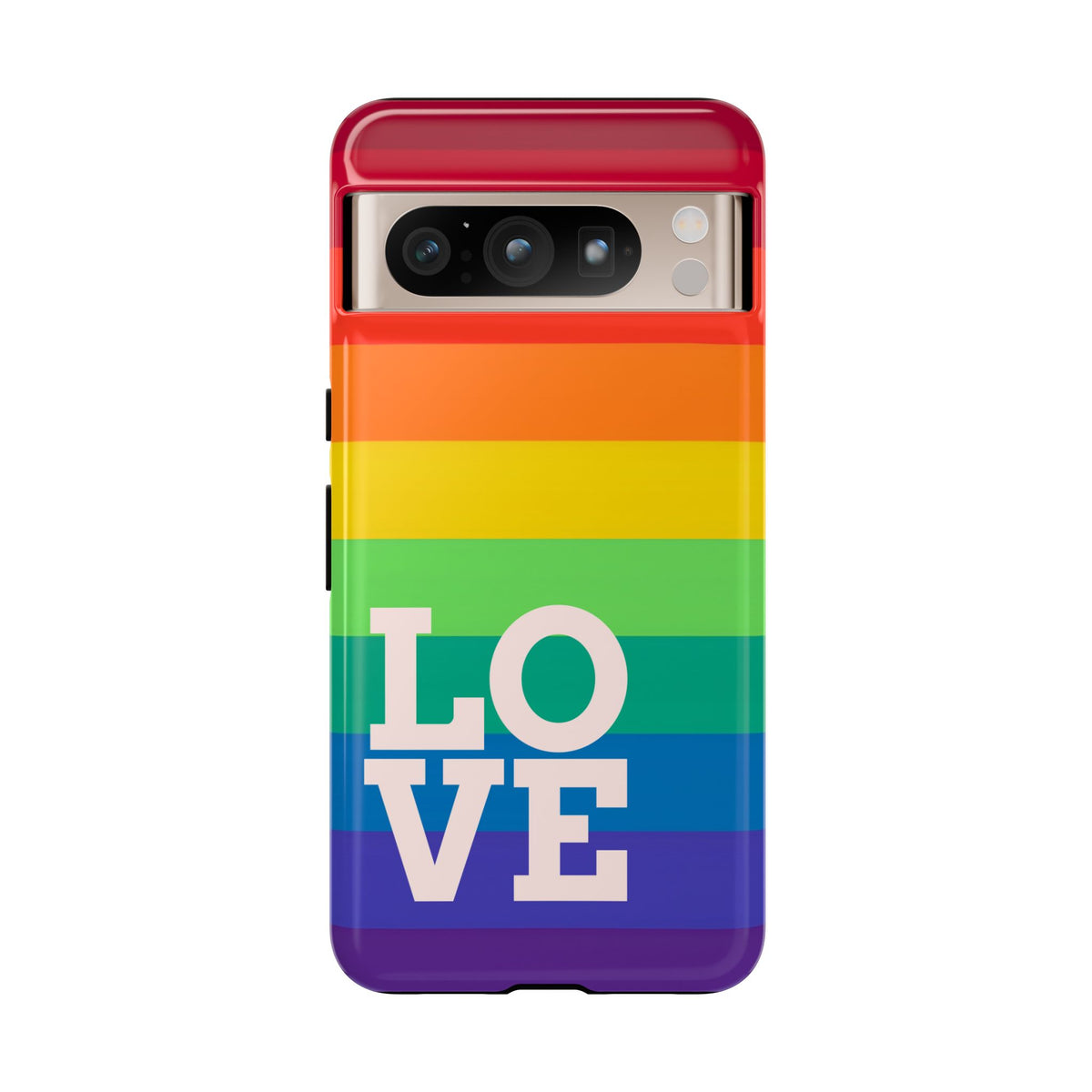 Rainbow Striped "LOVE"
