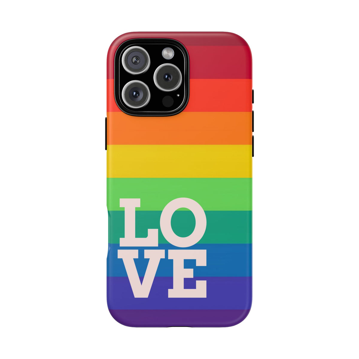 Rainbow Striped "LOVE"
