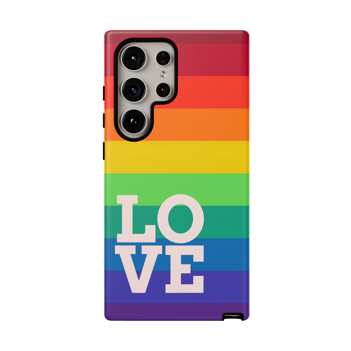 Rainbow Striped "LOVE"