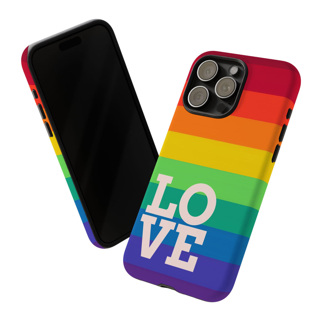 Rainbow Striped "LOVE"